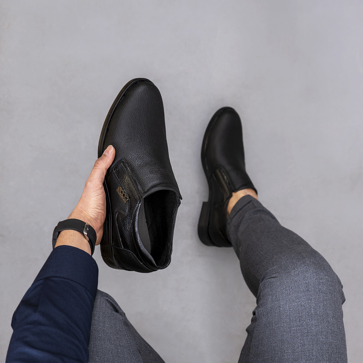 کفش ecco مردانه مشکی مدل Harison